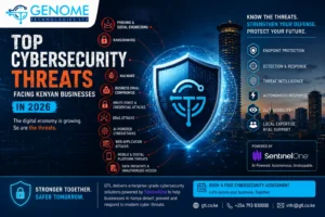 Read more about the article Top Cybersecurity Threats Facing Kenyan Businesses in 2026